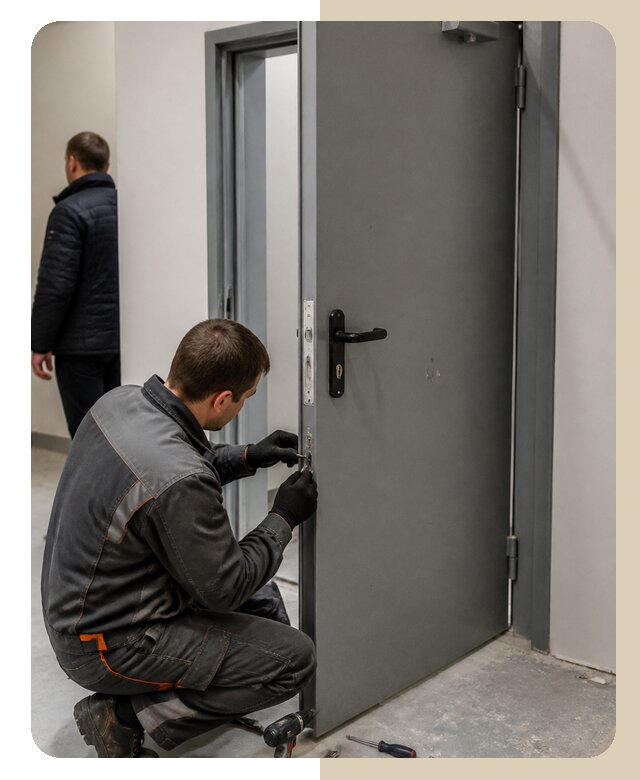 Ремонт противопожарной двери в Серпухове по цене 6605 р. | ДвериЛегко-Срп